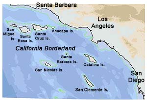 Map of Southern California Bight.